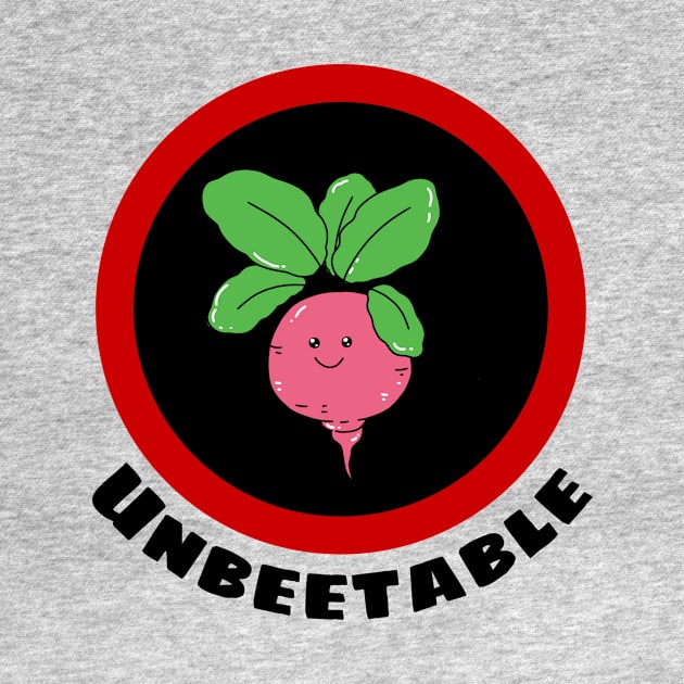 Unbeetable - Beetroot Pun by Allthingspunny